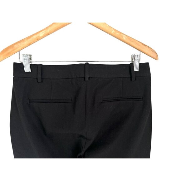 Theory Pants Black Slim Fit Cropped Business casual Preppy Size 4 - Picture 6 of 9